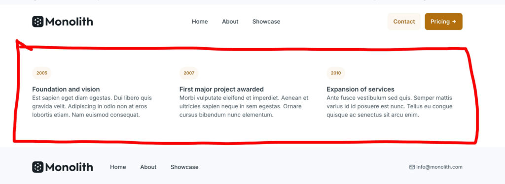 The original Mosaic Monolith Milestone template.